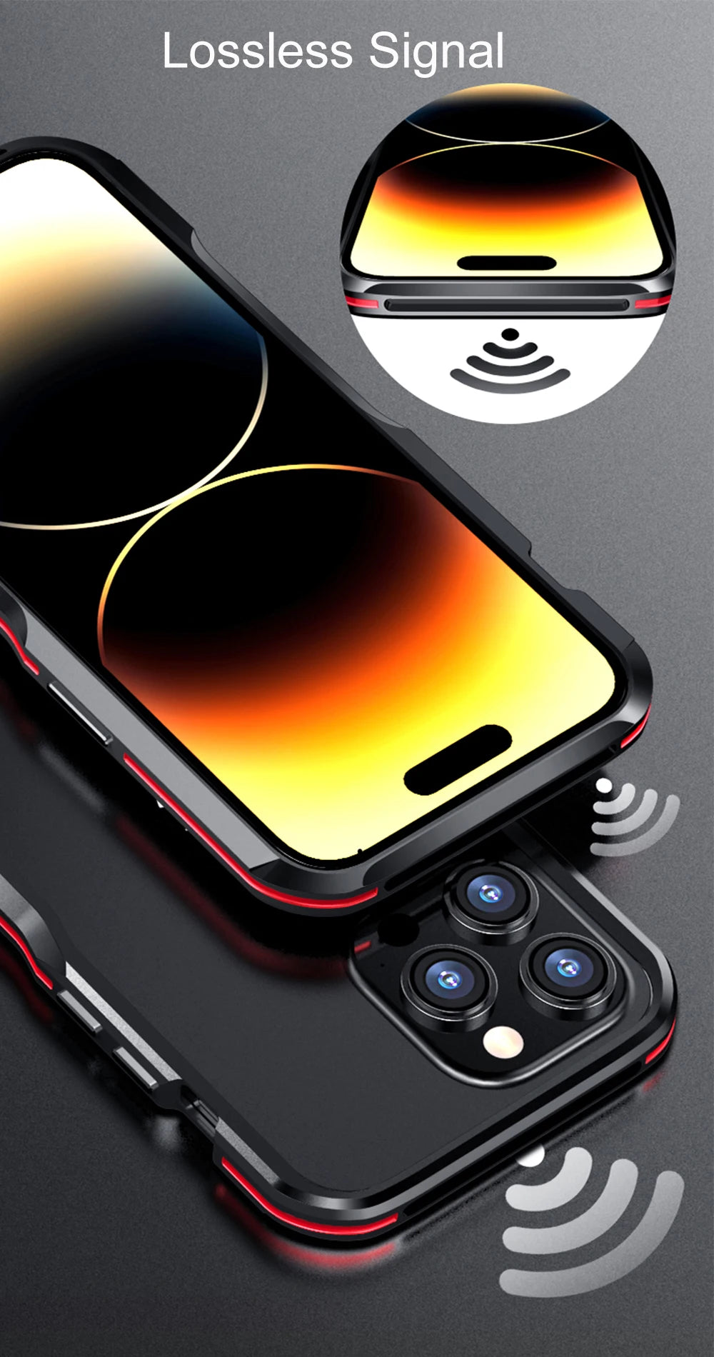 LUPHIE Aluminum Frame Bumper Case For iPhone - Premium Mobile Phone Cases from Luphie - Just $25! Shop now at Dressmycell.com LUPHIE Aluminum Frame Bumper Case For iPhone - Premium Mobile Phone Cases from Luphie - Just $25! Shop now at Dressmycell.com